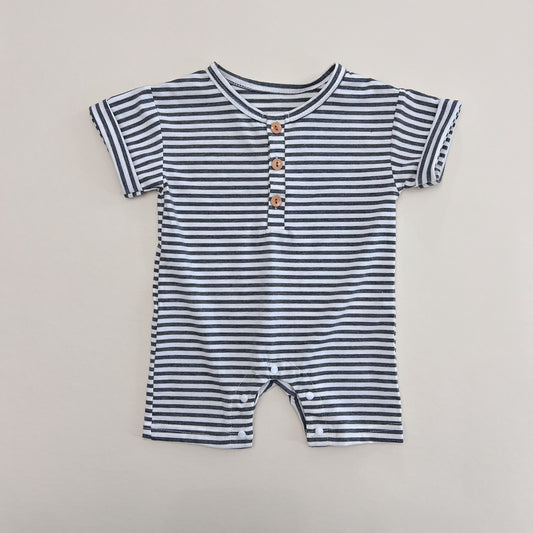 Striped Cotton Romper