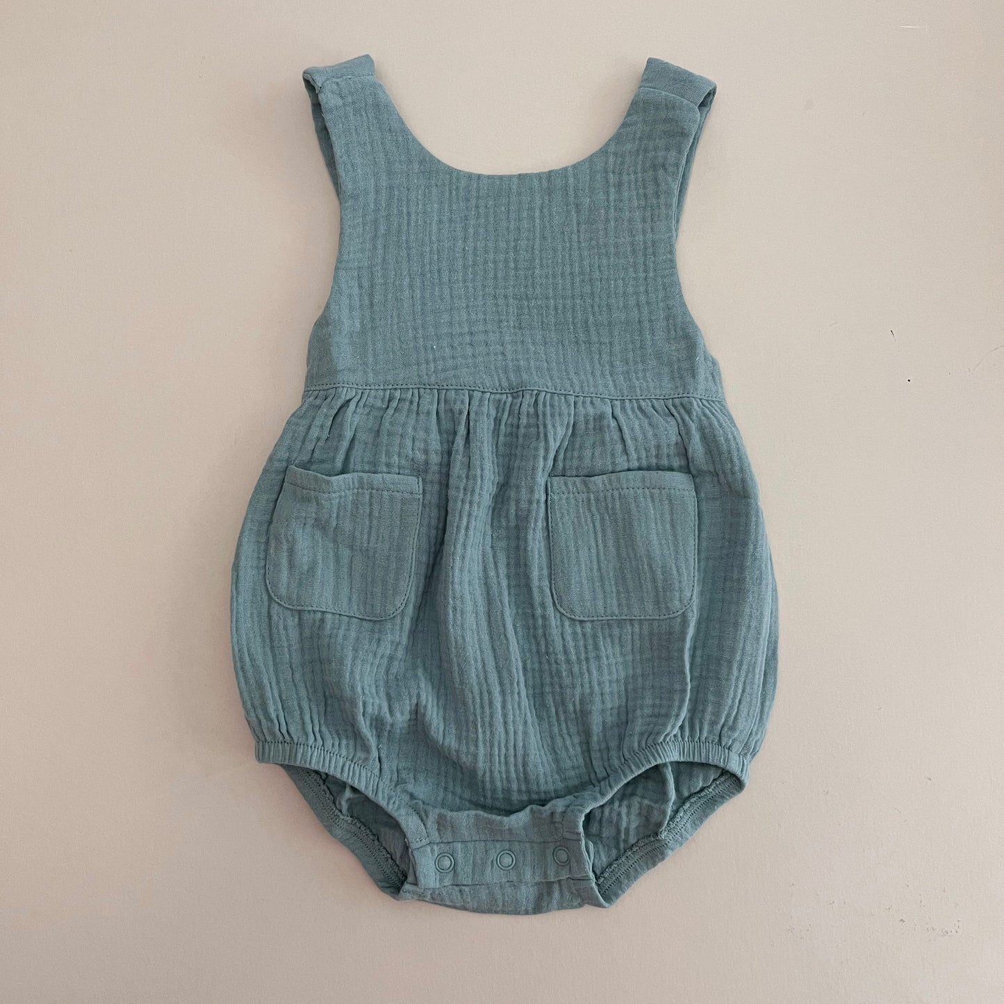 Bondi Blue Organic Cotton Romper