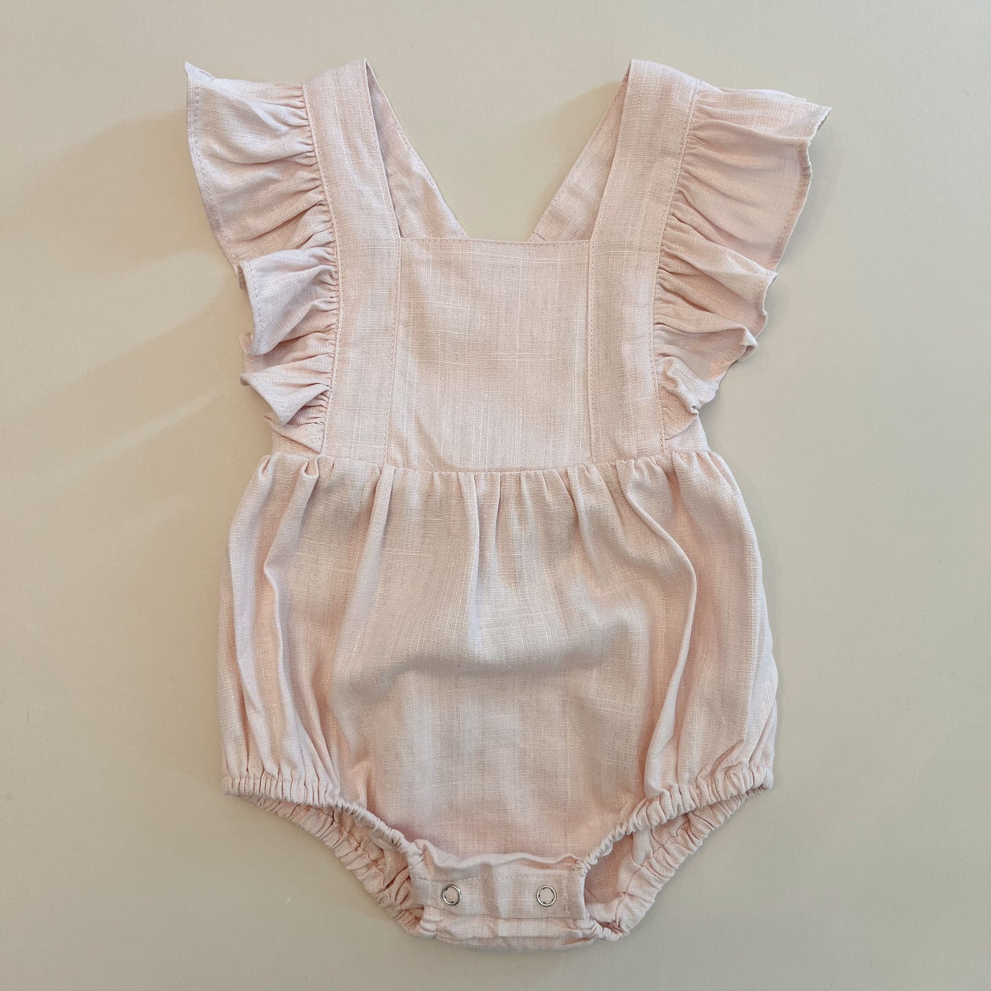 Pink Rose Summer Romper