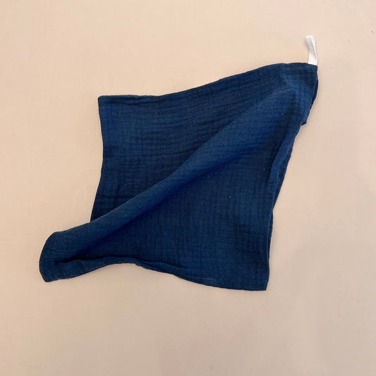 Navy Blue Baby Burp Cloth