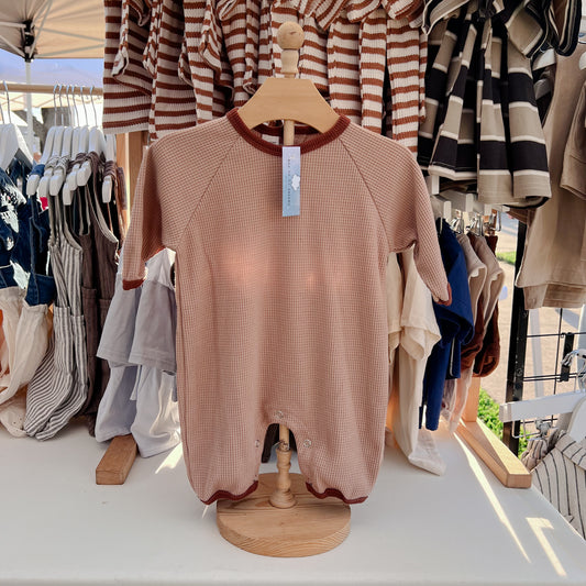 Toffee Retro Jumpsuit