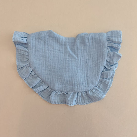 Sky Blue Lace Bib