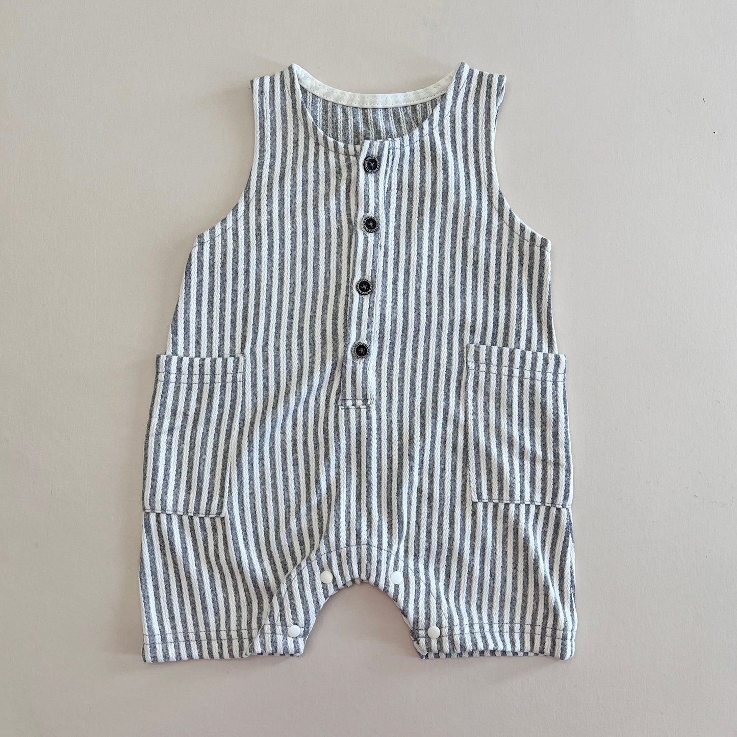 Oslo Striped Sleeveless Romper