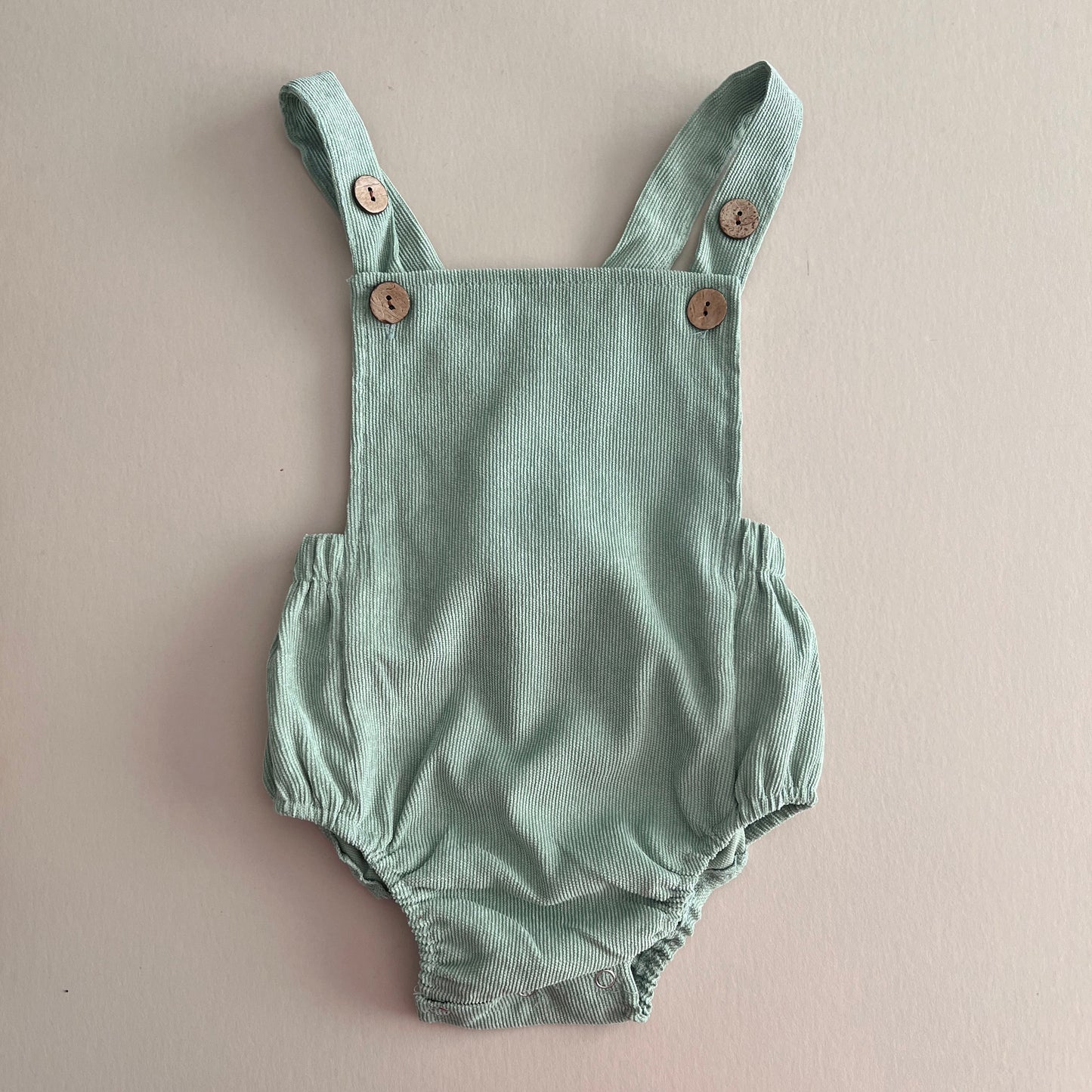 Turtle Green Spring Romper