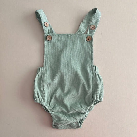 Turtle Green Spring Romper