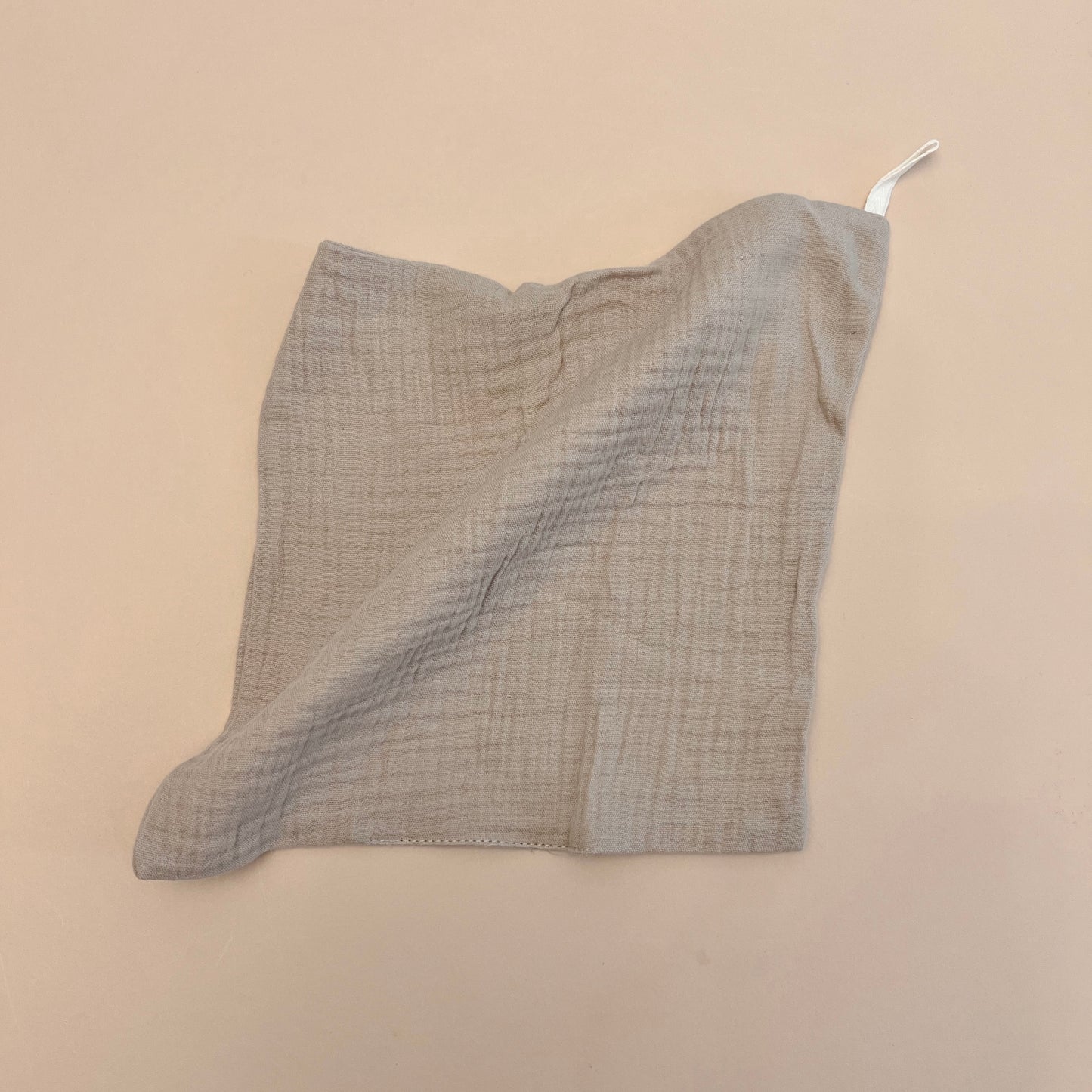 Gray Baby Burp Cloth