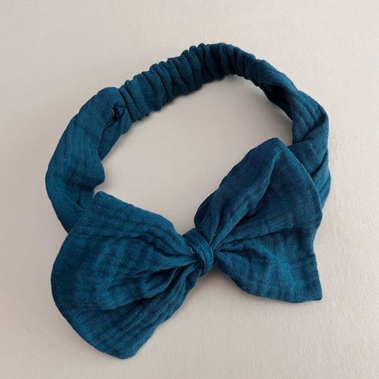 Peacock Ruffle Cotton Romper