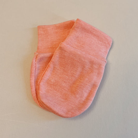 Coral Baby Mittens