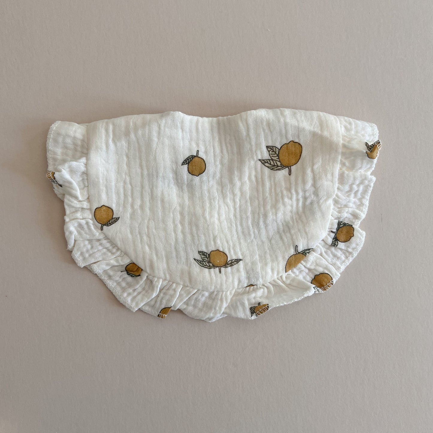 Lemons Lace Bib