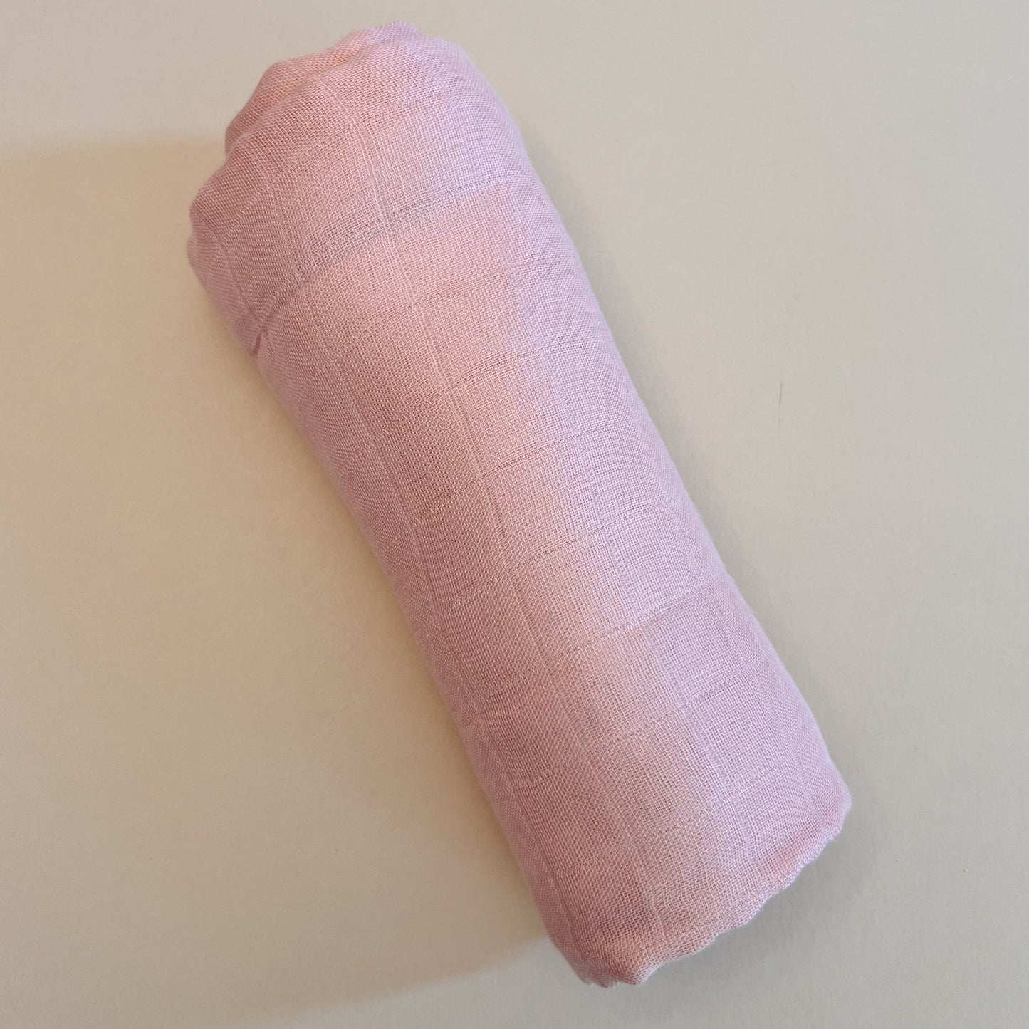 Cherry Pink Muslin Swaddle Blanket