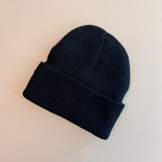 Black Knitted Beanie