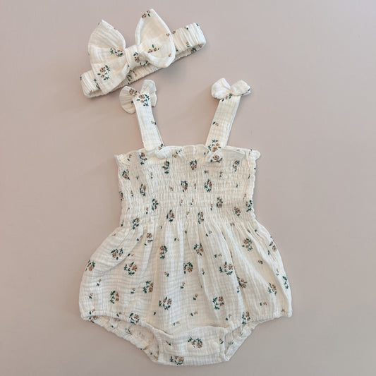 Summer Floral Romper