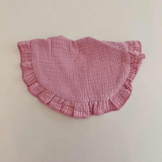 Vintage Pink Lace Bib