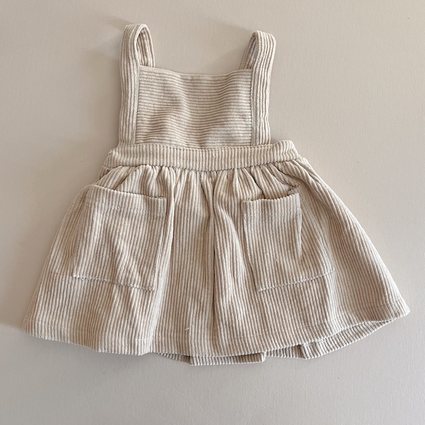Almond Corduroy Dress