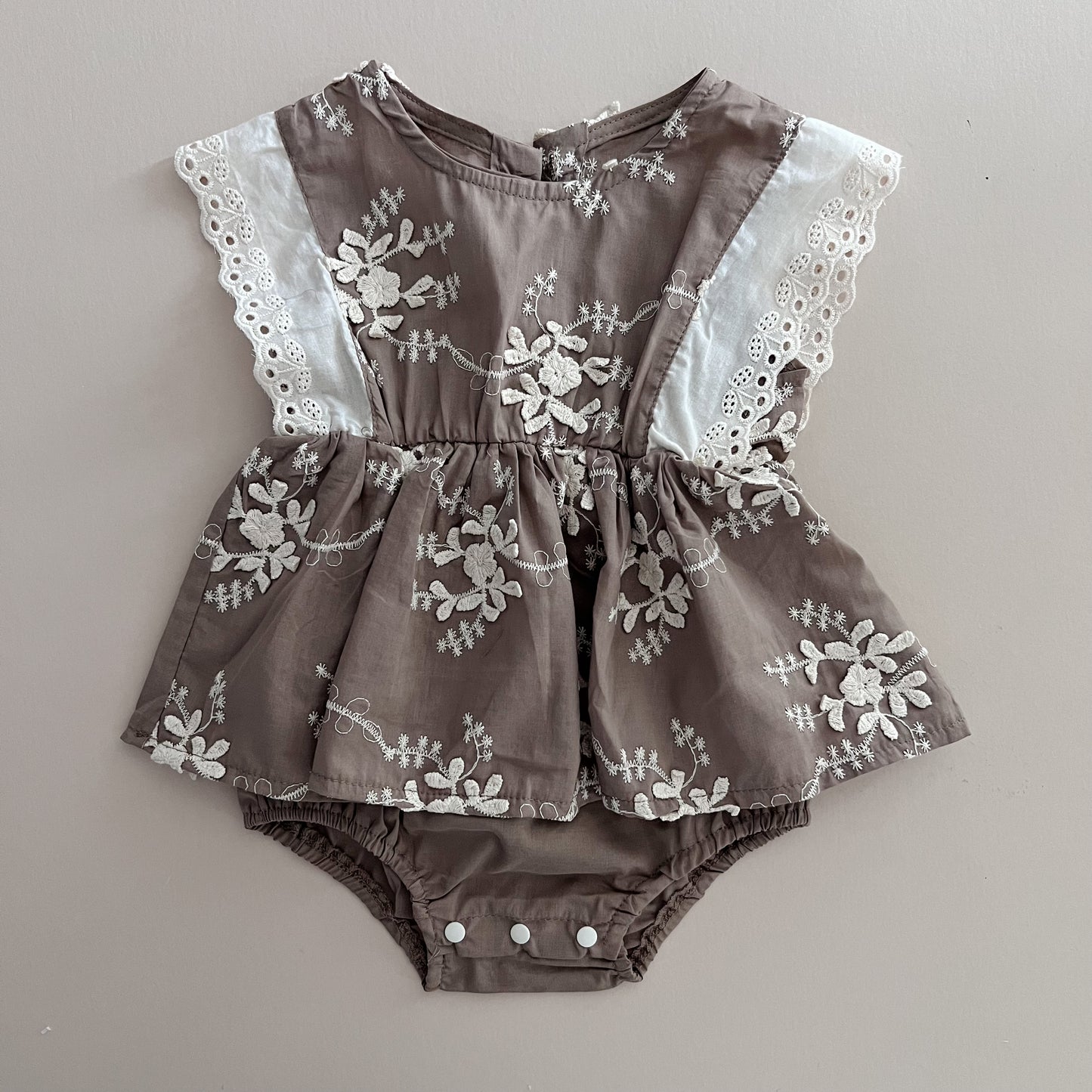 Petunia Lace Romper