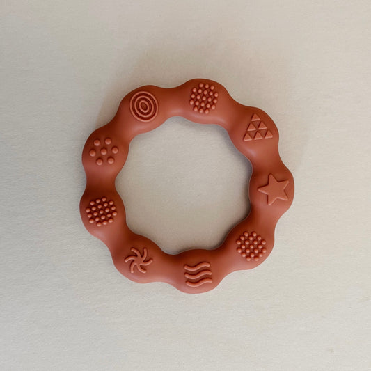 Caramel Silicone Teether