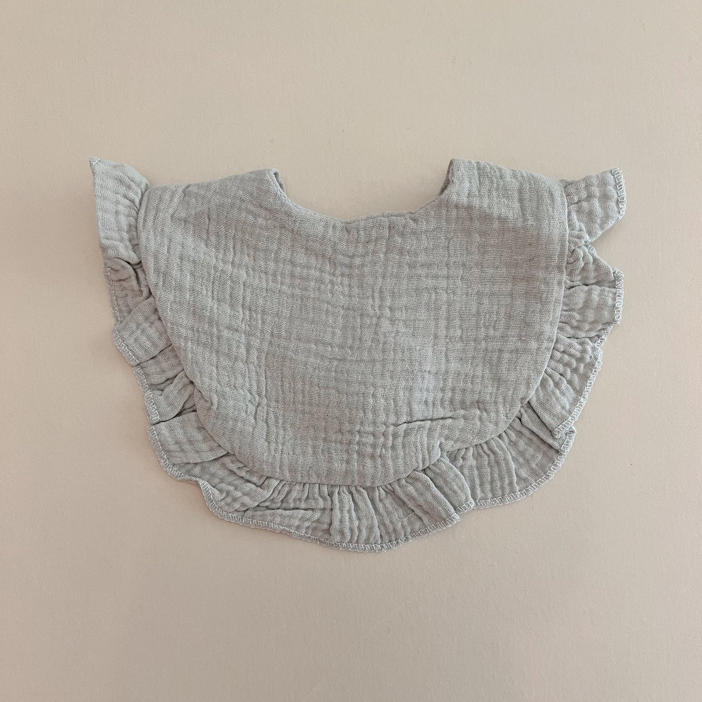 Dove Gray Lace Bib