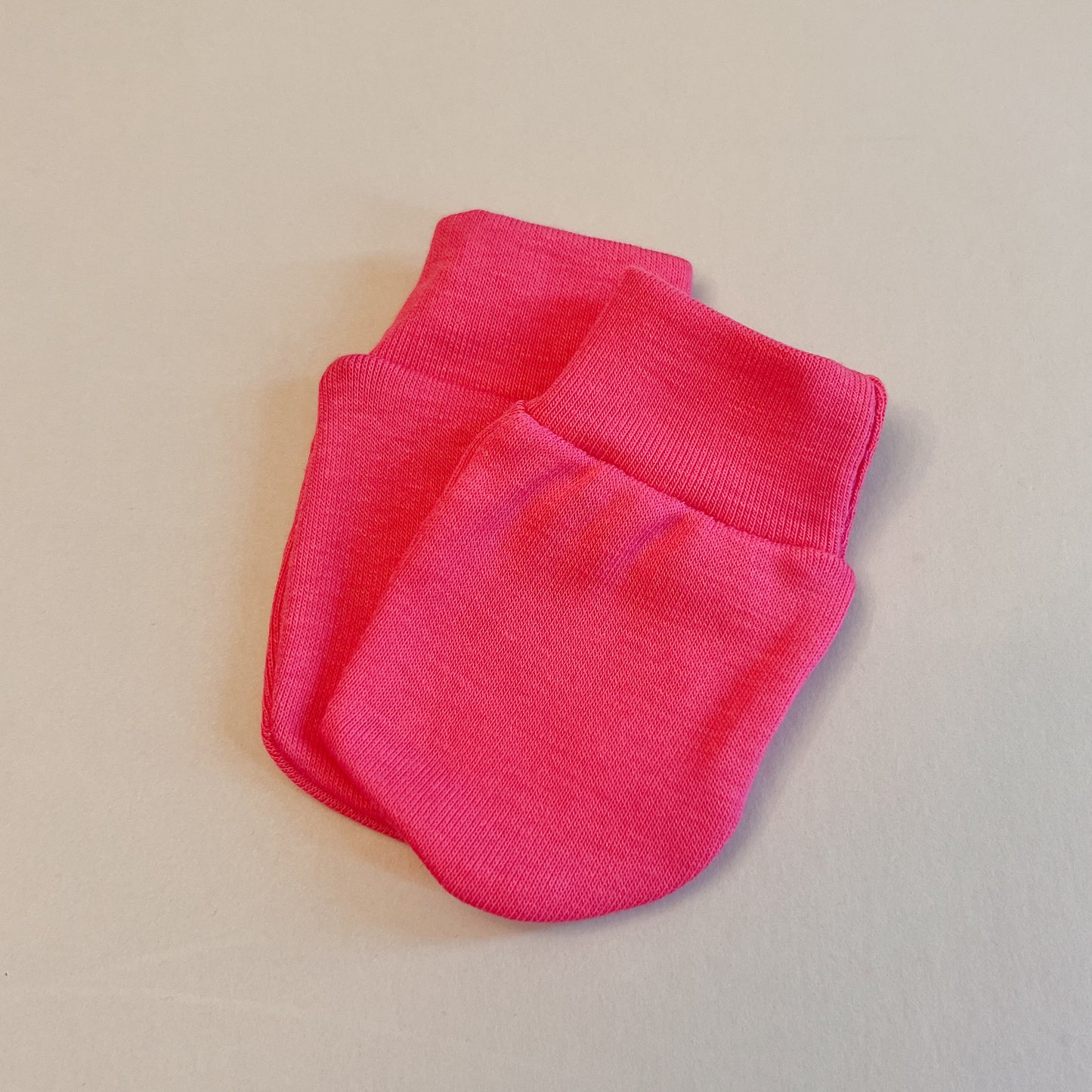 Hot Pink Baby Mittens