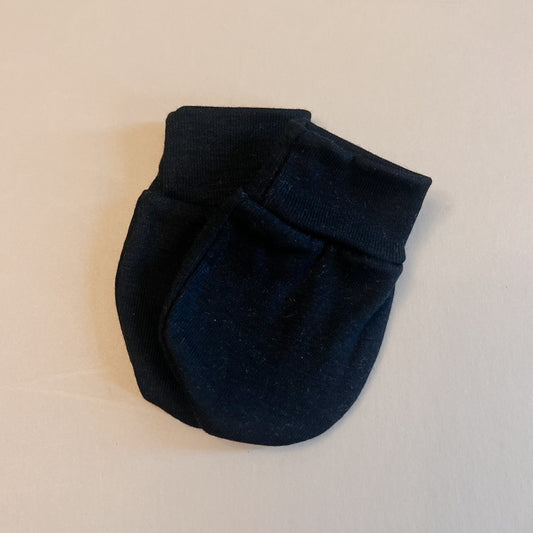 Black Baby Mittens