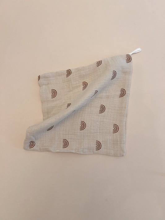 Rainbow Baby Burp Cloth #1