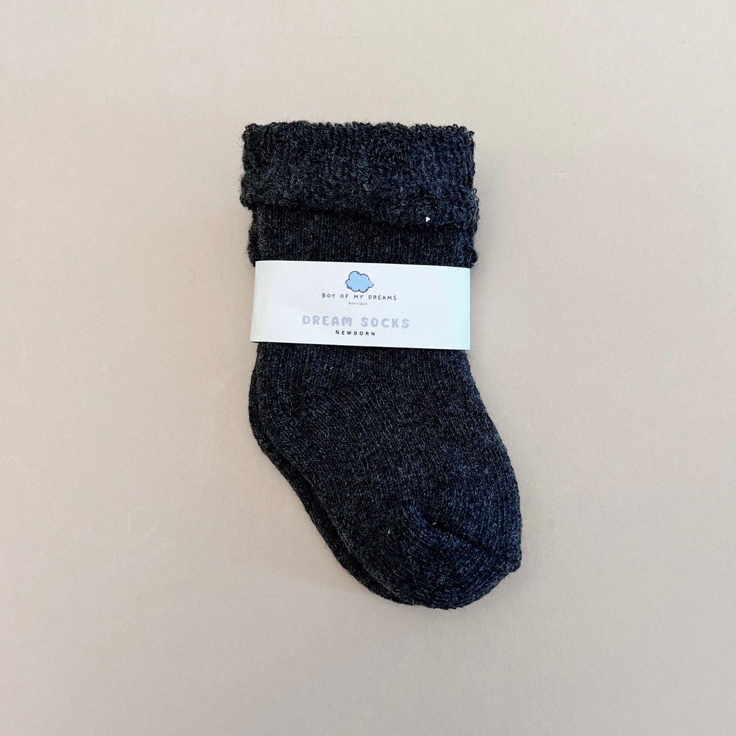 Black Cozy Baby Socks