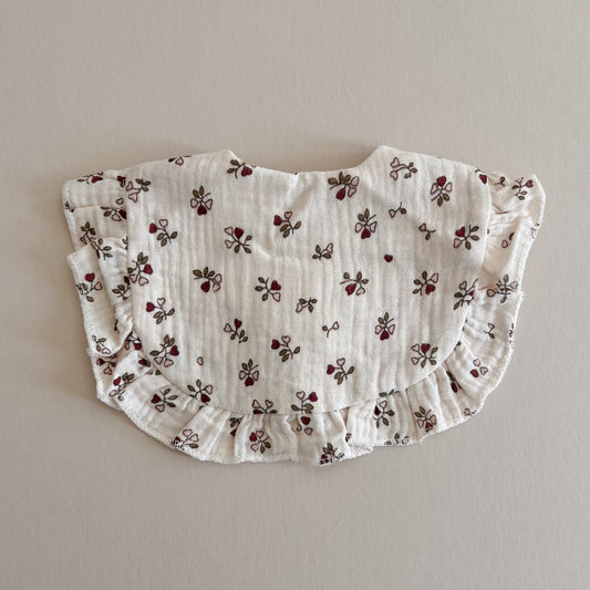 Heart Buds Lace Bib