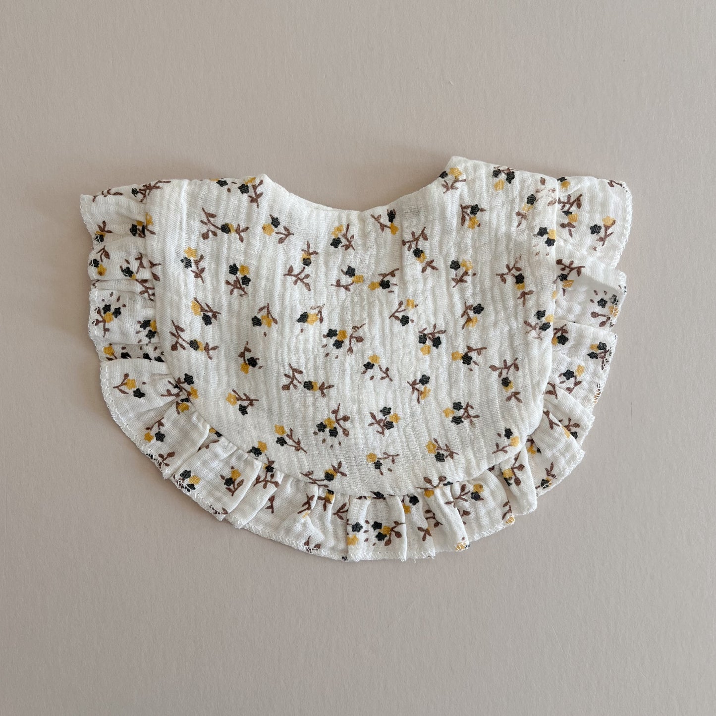 Buttercup Flowers Lace Bib