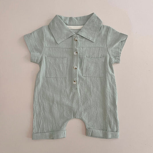 Sage Short Sleeve Jumpsuit