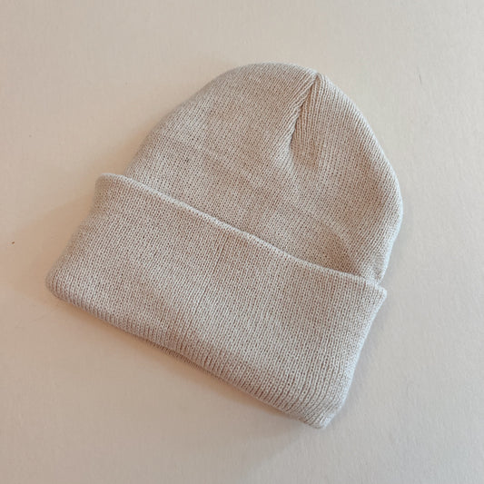 Beige Knitted Beanie