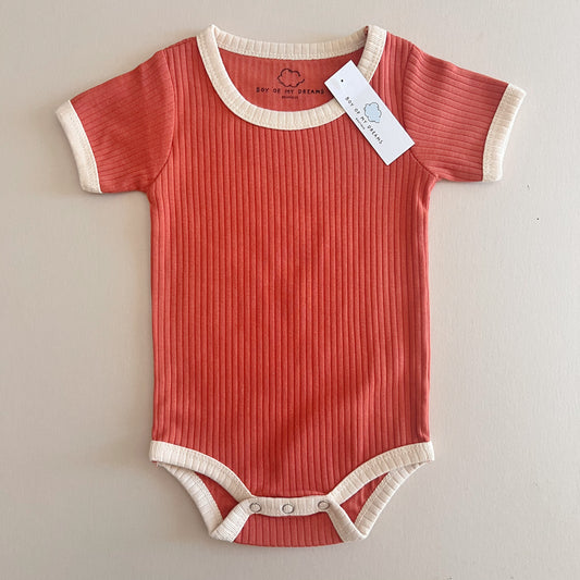 Sunrise Retro Ribbed Bodysuit