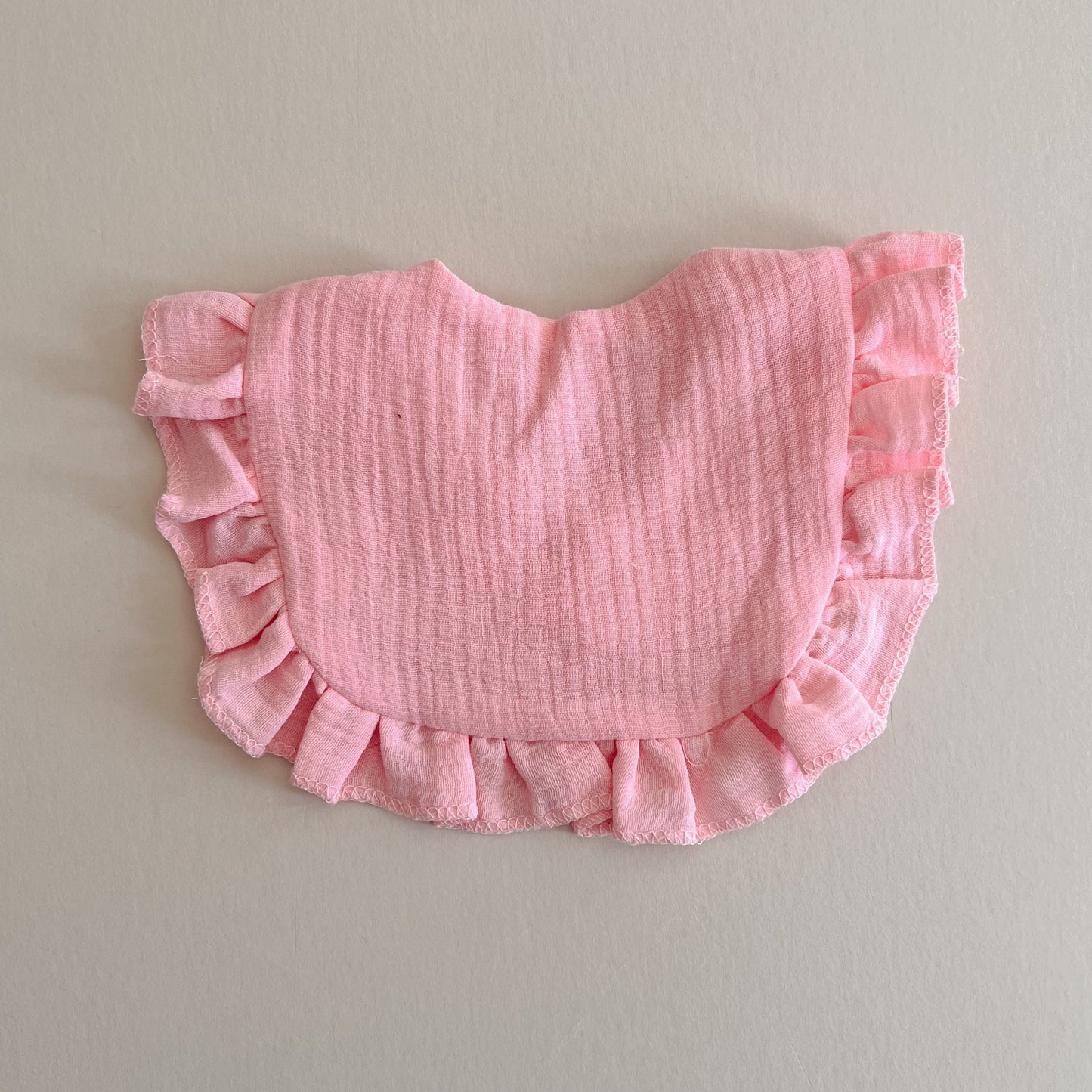Neon Pink Lace Bib