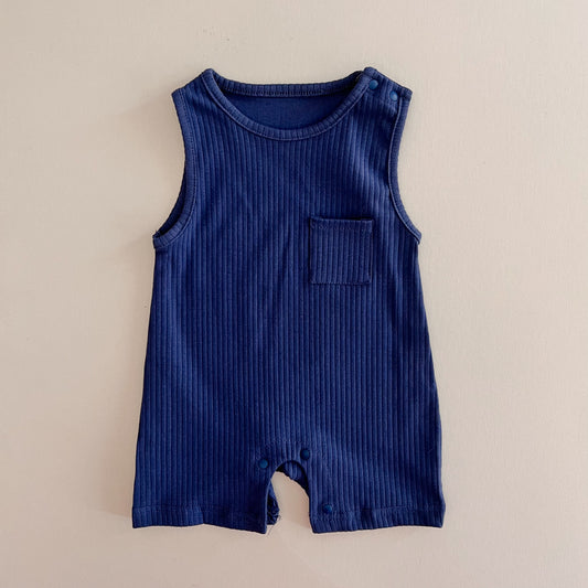 Berry Short Sleeve Ribbed Bodysuit