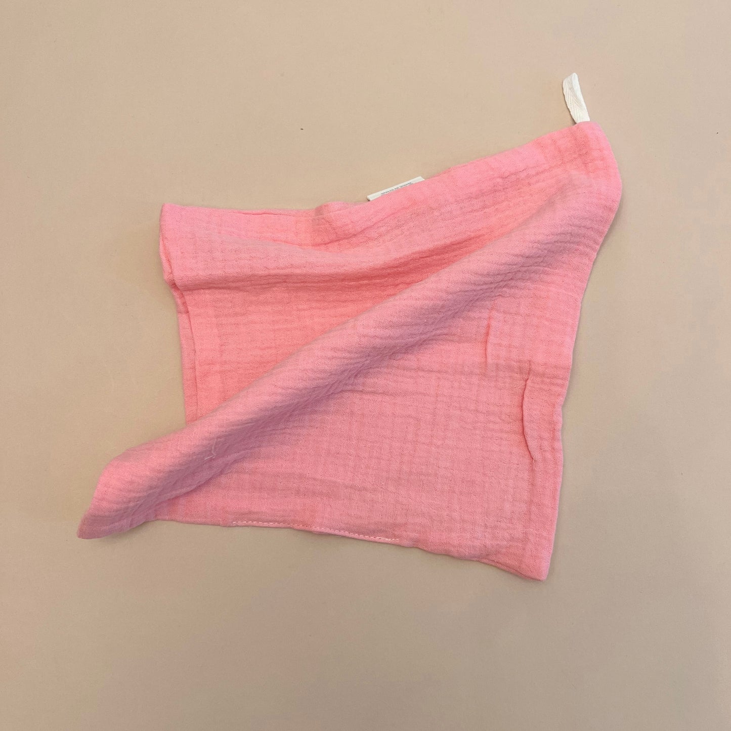 Neon Pink Baby Burp Cloth