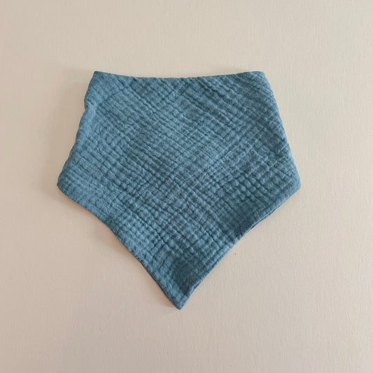 Dark Turquoise Bandana Bib