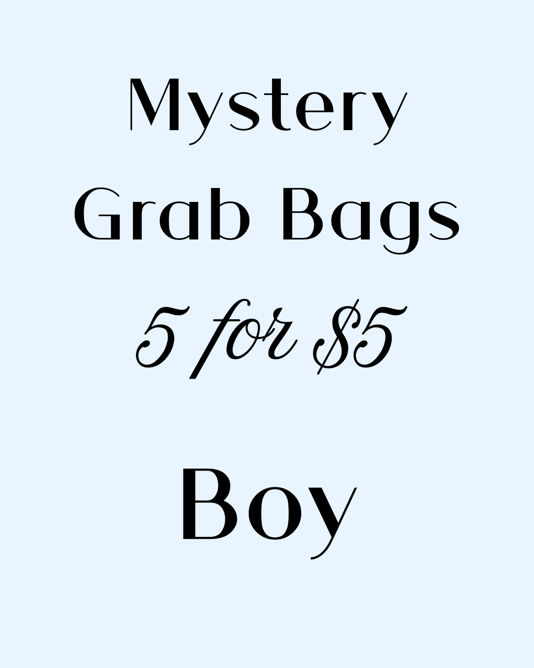 Mystery Grab Bag - Boy