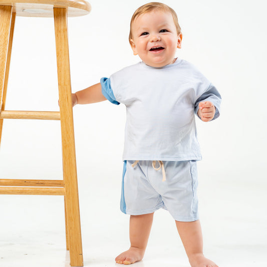 Winter Blue Color Block Set