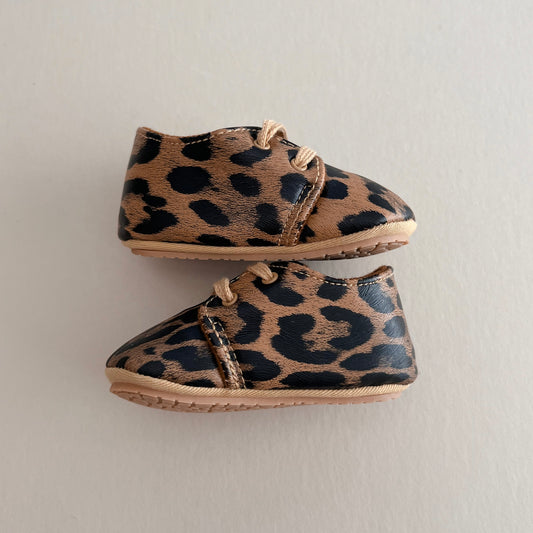 Leopard Oxford Shoes