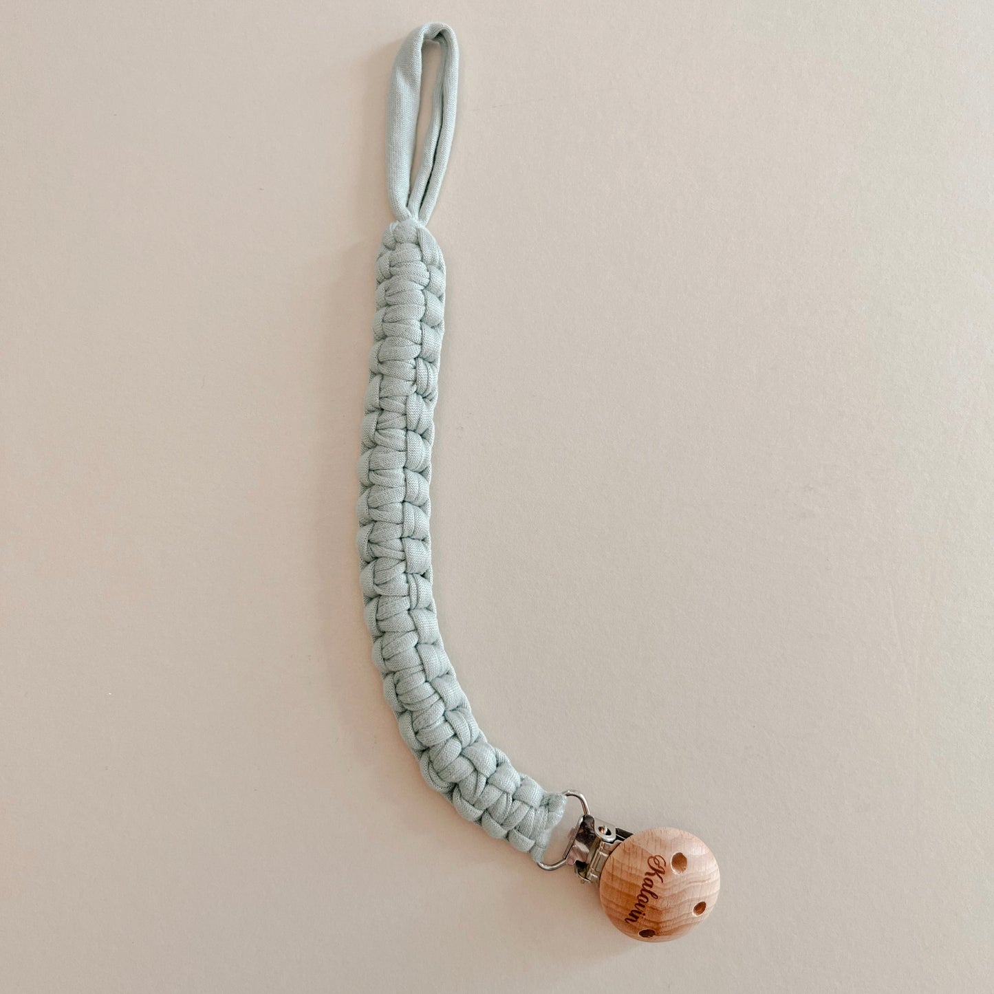 Sky Blue Pacifier Clip