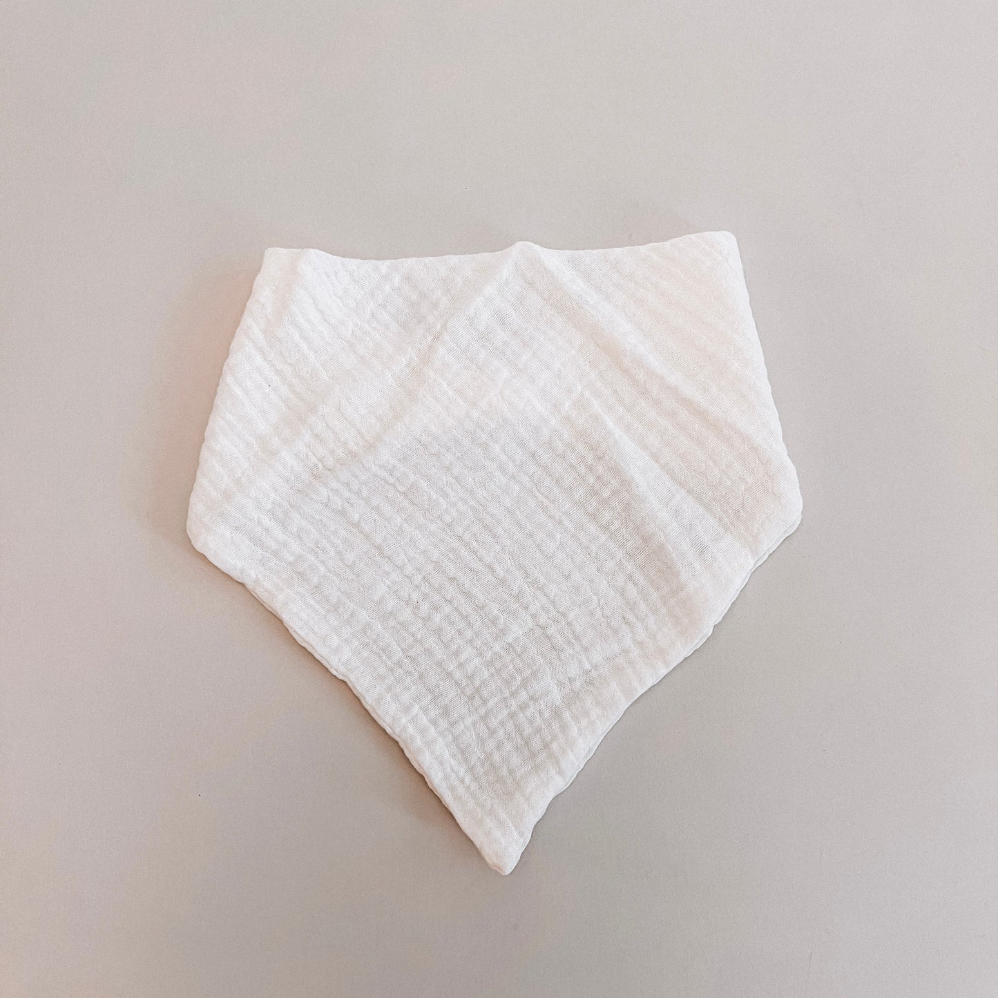 Cream Bandana Bib