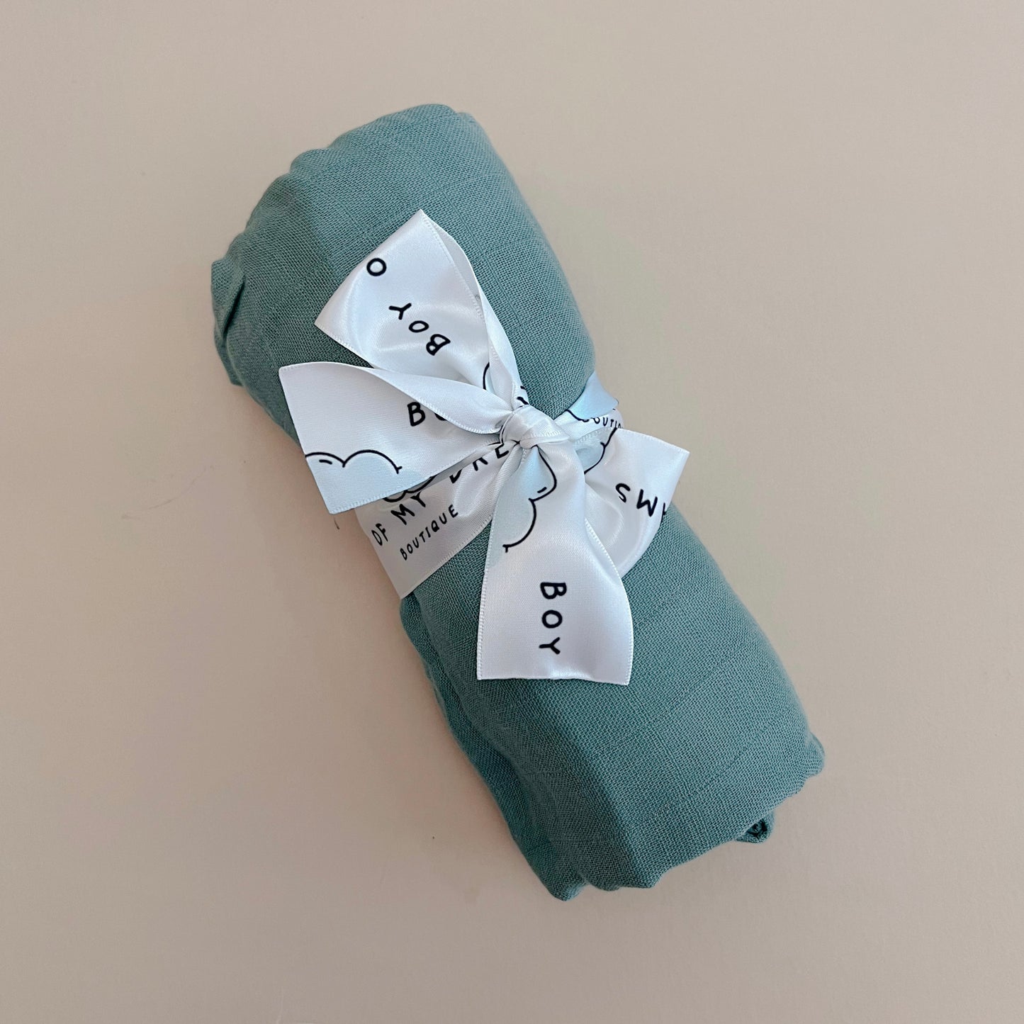 Jade Muslin Swaddle Blanket