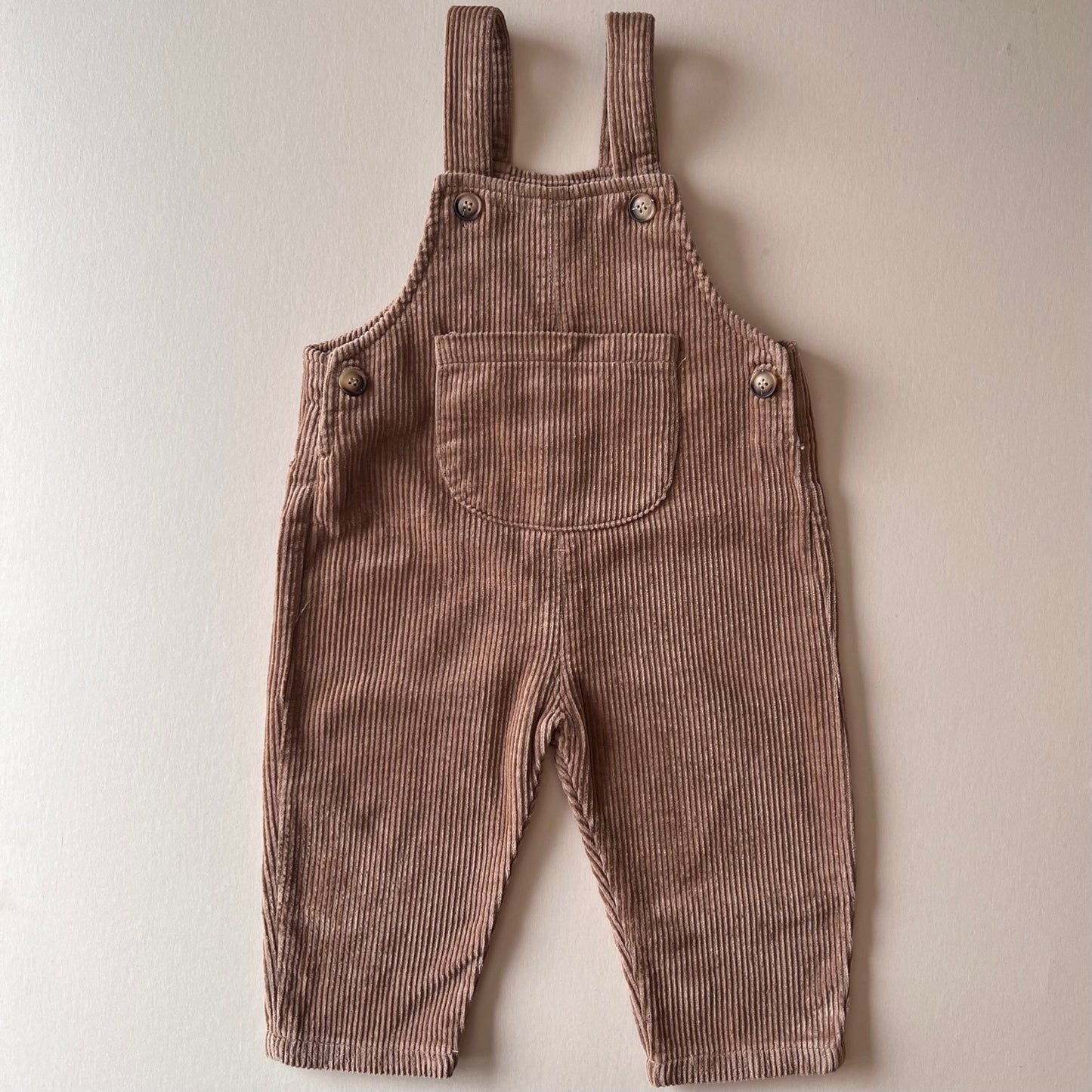 Brown Corduroy Overalls