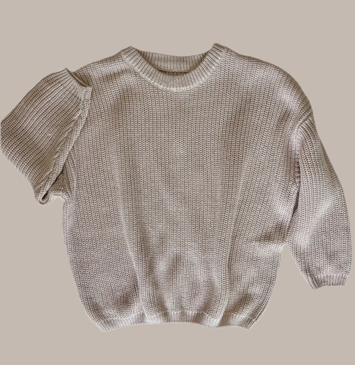 Cream Knit Sweater