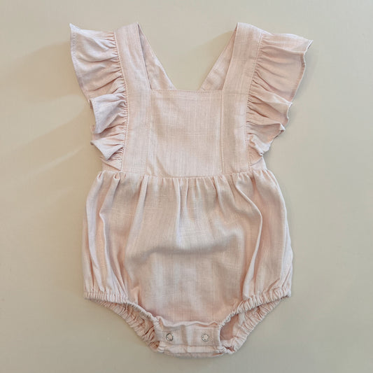 Pink Rose Summer Romper