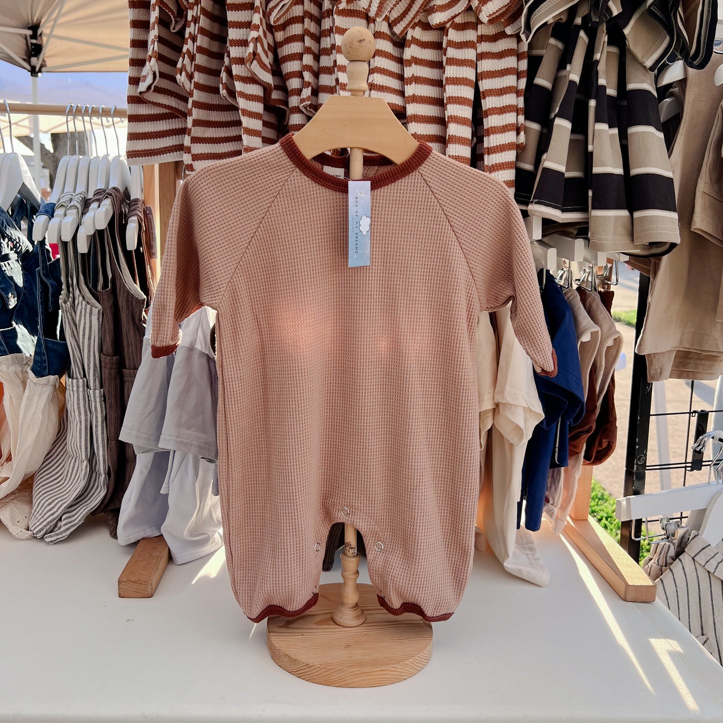 Toffee Retro Jumpsuit