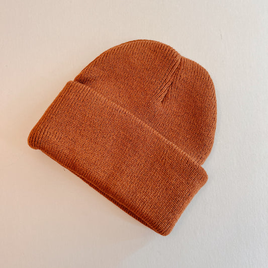 Brown Knitted Beanie