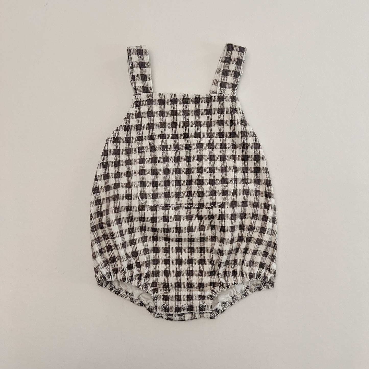 Vintage Gingham Bubble Romper