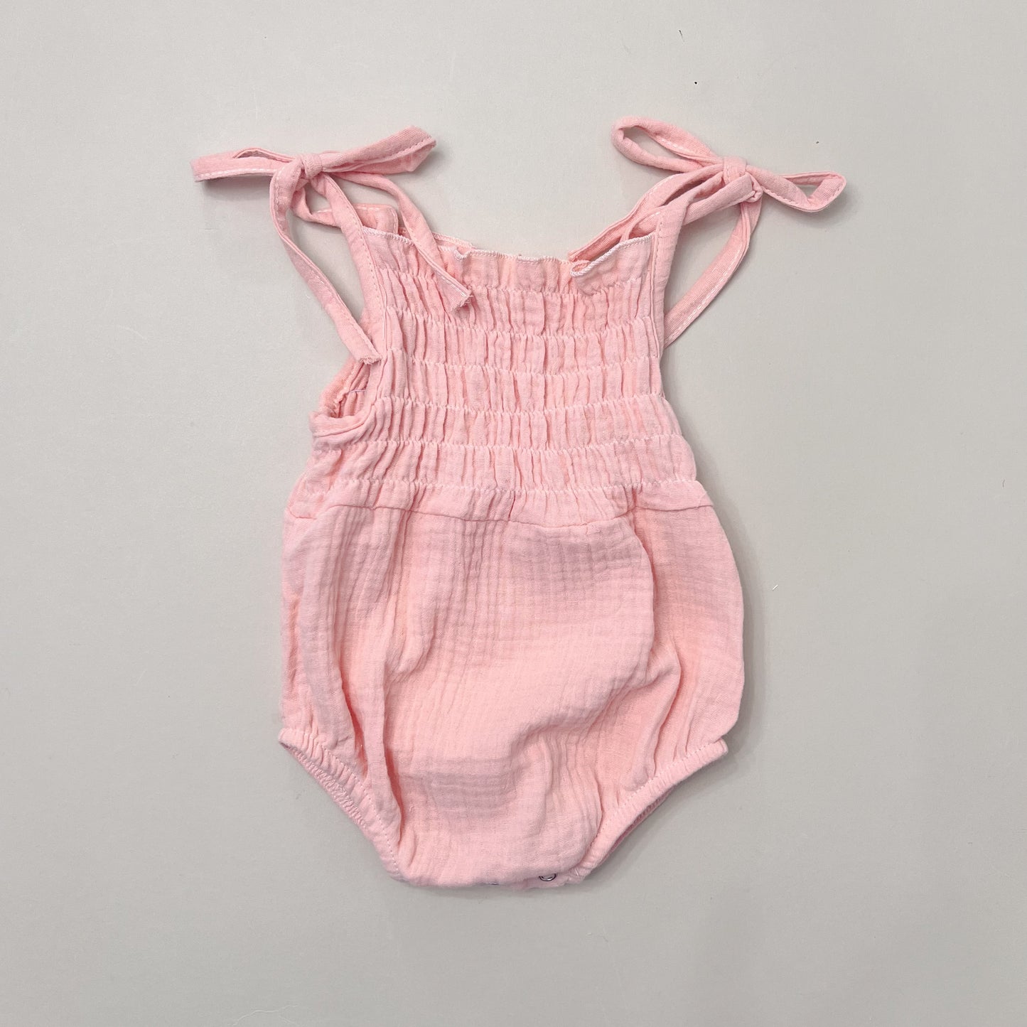 Cream Peach Romper
