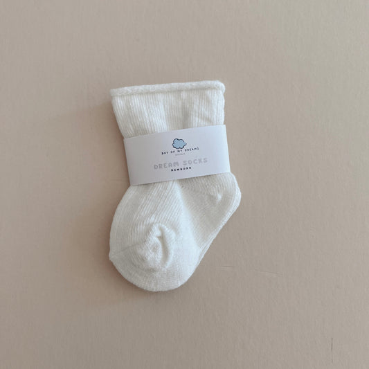 Pearl White Baby Socks
