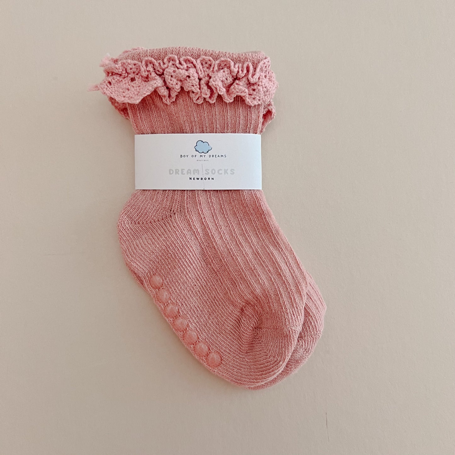 Rouge Lace Baby Socks