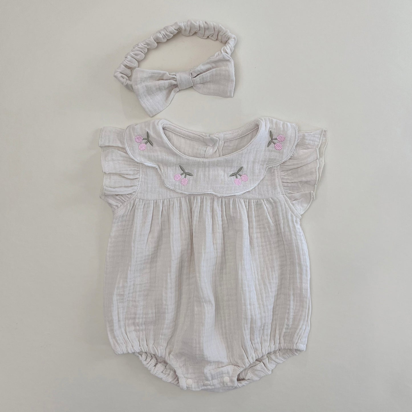Blush Cherry Romper